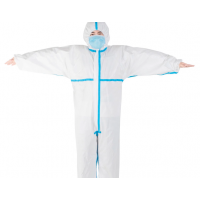 Newest coverall disposable medical protective clothing corona virus nonwoven body suits clothing