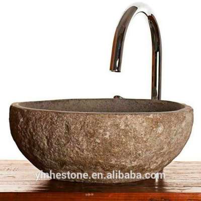 New Design Outdoor Wash Basin Sinks Countertop Sinks Natural Stone Marble Wash Basin