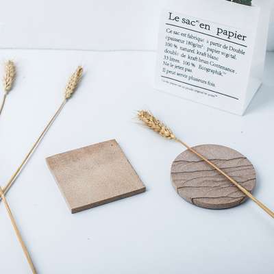 Best Price 4pcs Set Blank Sublimation Natural Sandstone Coasters