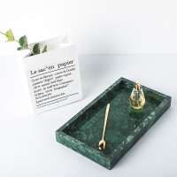 Best Selling Wholesale Cutom Rectangular Marble Serving Tray Marble Jewelry Display Tray