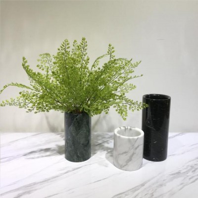 Wholesale custom natural white antique marble stone marble vase