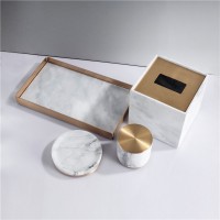 Bathroom Marble Set Hotel&Home Decoration 4 Pcs High Quality Bathroom Accessories Set